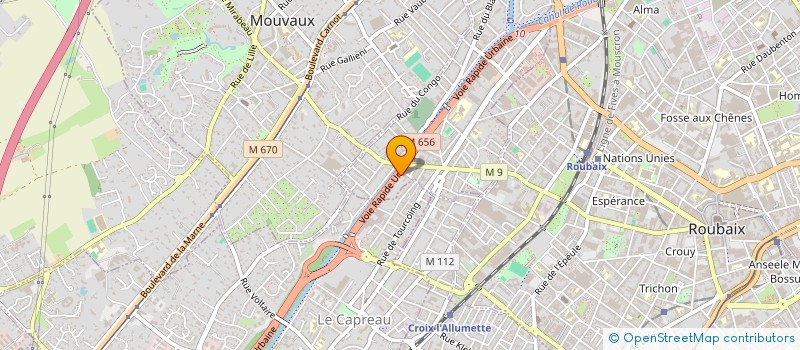 localisation de l'entreprise CANOTIERS GESTION  TOURCOING