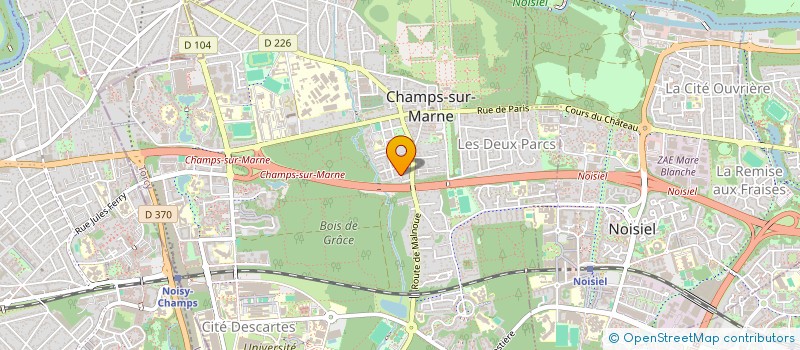 localisation de l'entreprise CANOU  CHAMPS-SUR-MARNE