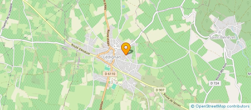 localisation de l'entreprise CANOVAS INVESTISSEMENT  LEDIGNAN