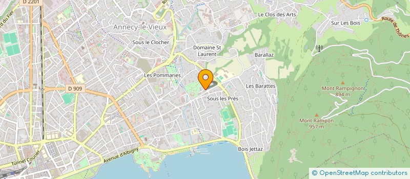 localisation de l'entreprise CANOX à ANNECY