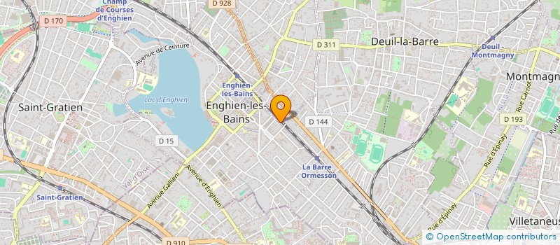 localisation de l'entreprise CANPRISS à ENGHIEN-LES-BAINS