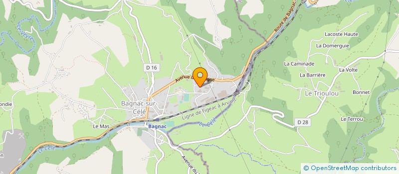 localisation de l'entreprise CANT'AVEY'LOT à BAGNAC-SUR-CELE