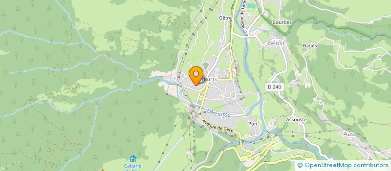 localisation de l'entreprise CANT' M LAS à LARUNS
