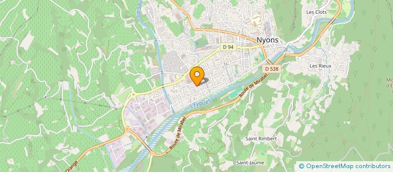 localisation de l'entreprise CANT OUVEZE à NYONS