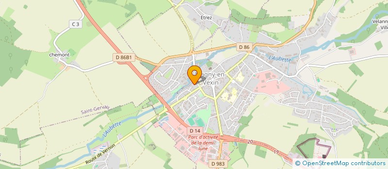 localisation de l'entreprise CANTA  MAGNY-EN-VEXIN