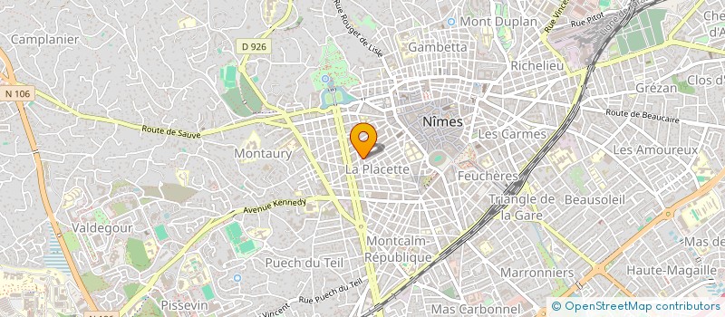 localisation de l'entreprise CANTA ALAUSETA  NIMES