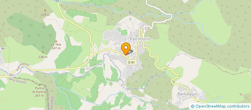 localisation de l'entreprise CANTA FURMIGULA à PATRIMONIO