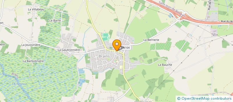 localisation de l'entreprise CANTABILE CHORALE DE BRAINS à BRAINS
