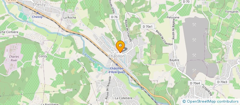 localisation de l'entreprise CANTABO  CHATILLON