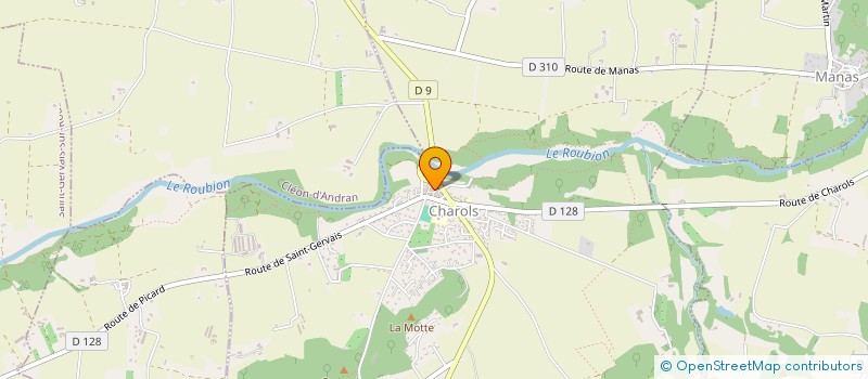 localisation de l'entreprise CANTADROMA  CHAROLS