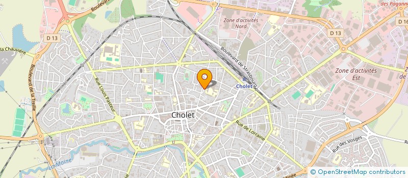 localisation de l'entreprise CANTAFOLIA à CHOLET
