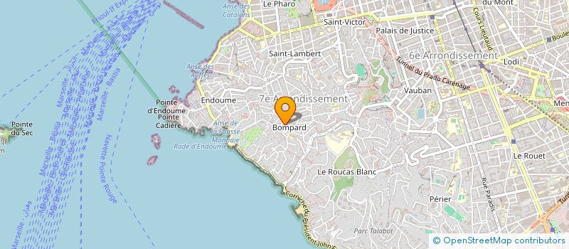 localisation de l'entreprise CANTAGAI à MARSEILLE