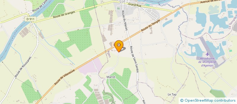 localisation de l'entreprise CANTAGRI à GRANGES-SUR-LOT