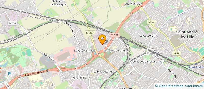 localisation de l'entreprise CANTAIS IMMO à LAMBERSART