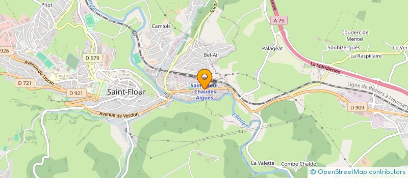 localisation de l'entreprise CANTAL AGRI SERVICES à COREN