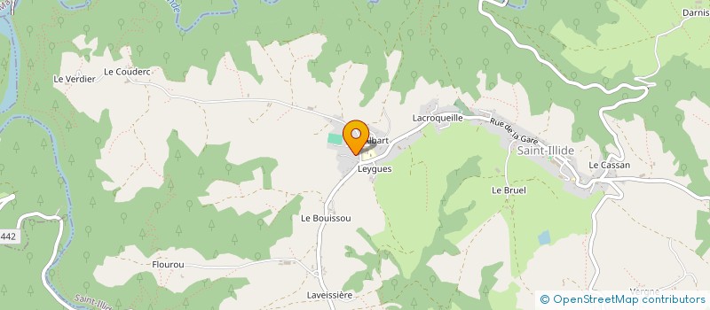 localisation de l'entreprise CANTAL CAPCIR TRAVAUX PUBLICS PAR ABREVIATION 2CTP à SAINT-ILLIDE