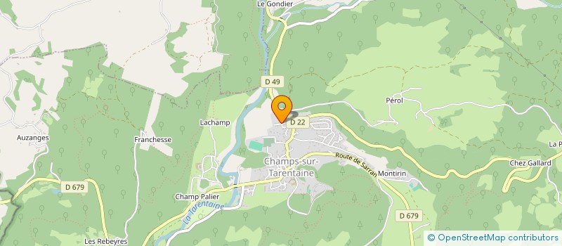 localisation de l'entreprise CANTAL CHRONO EVENTS à CHAMPS-SUR-TARENTAINE-MARCHAL