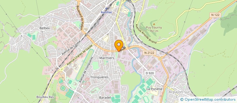 localisation de l'entreprise CANTAL EN FETES à AURILLAC