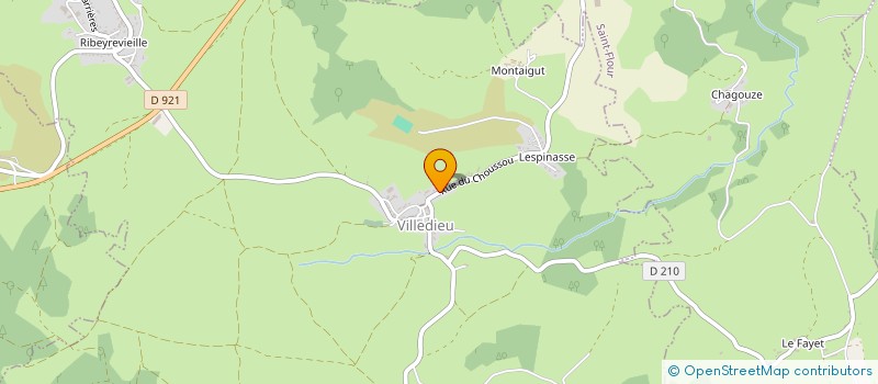 localisation de l'entreprise CANTAL FORETS à VILLEDIEU