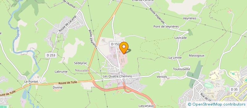 localisation de l'entreprise CANTAL LOISIRS à NAUCELLES
