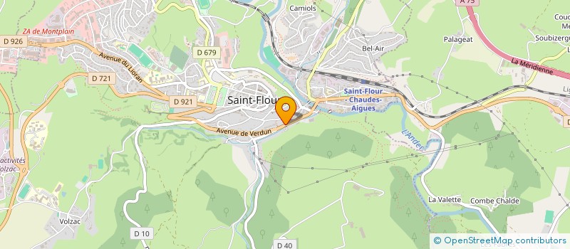 localisation de l'entreprise CANTAL LOISIRS à SAINT-FLOUR