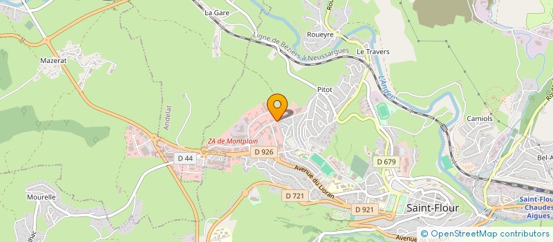 localisation de l'entreprise CANTAL MARIAGE à SAINT-FLOUR