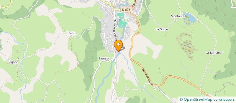 localisation de l'entreprise CANTAL MONTGOLFIERE à RIOM-ES-MONTAGNES
