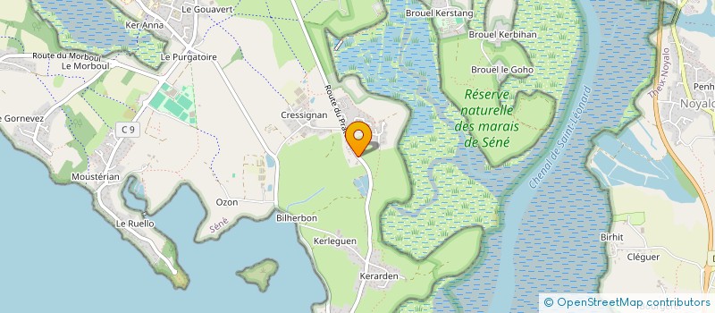 localisation de l'entreprise CANTALOU à SENE