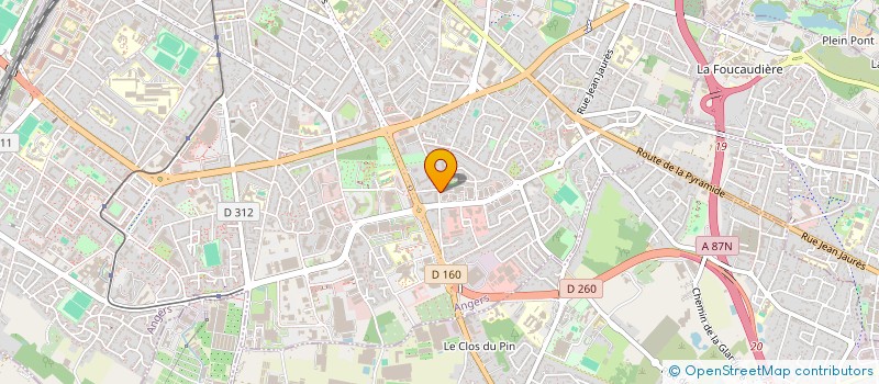 localisation de l'entreprise CANTALOU à ANGERS