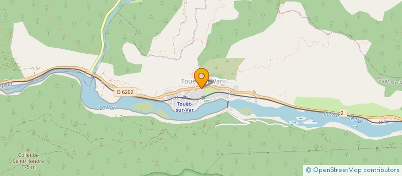 localisation de l'entreprise CANTALOU FRERES  TOUET-SUR-VAR