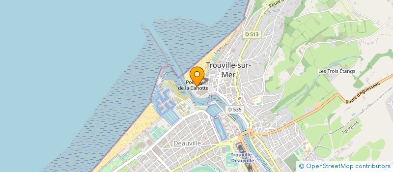 localisation de l'entreprise CANTANA  TROUVILLE-SUR-MER