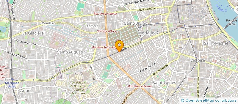 localisation de l'entreprise CANTAOU  BORDEAUX