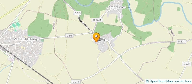 localisation de l'entreprise CANTAREL CHAUFFEURS  BEAUVOIR