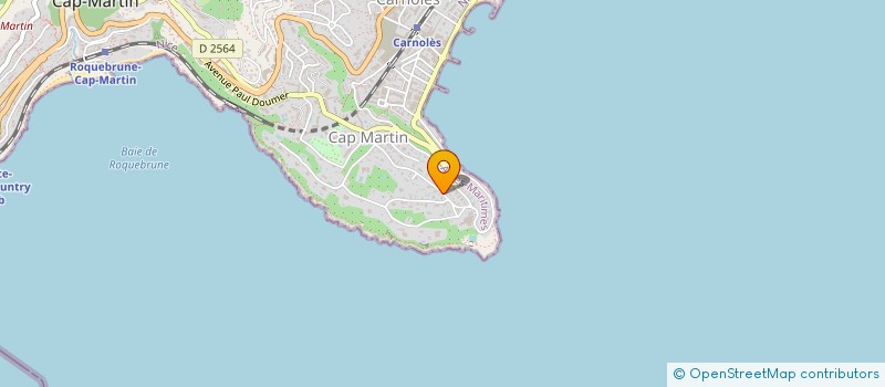 localisation de l'entreprise CANTARELLA à ROQUEBRUNE-CAP-MARTIN