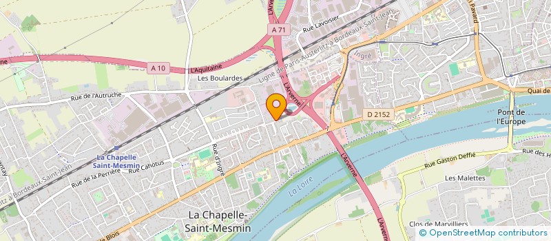 localisation de l'entreprise CANTATE à LA CHAPELLE-SAINT-MESMIN
