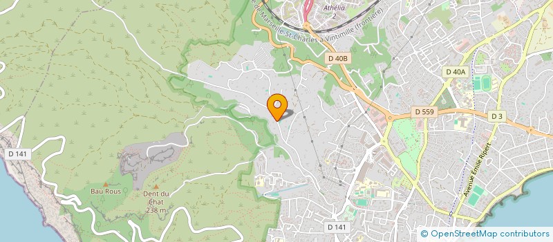 localisation de l'entreprise CANTE COUCOU  LA CIOTAT