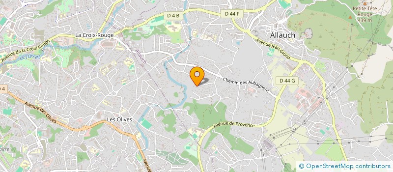 localisation de l'entreprise CANTE-PERDRIX  ALLAUCH