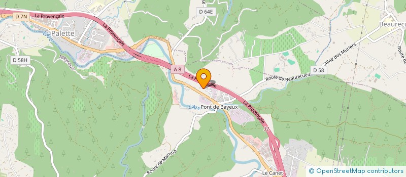 localisation de l'entreprise CANTE PRO POSE  MEYREUIL