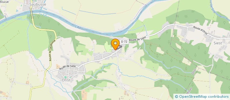 localisation de l'entreprise CANTE TOURT  ORIST