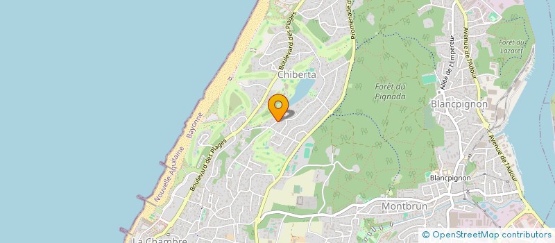 localisation de l'entreprise CANTEAU  ANGLET