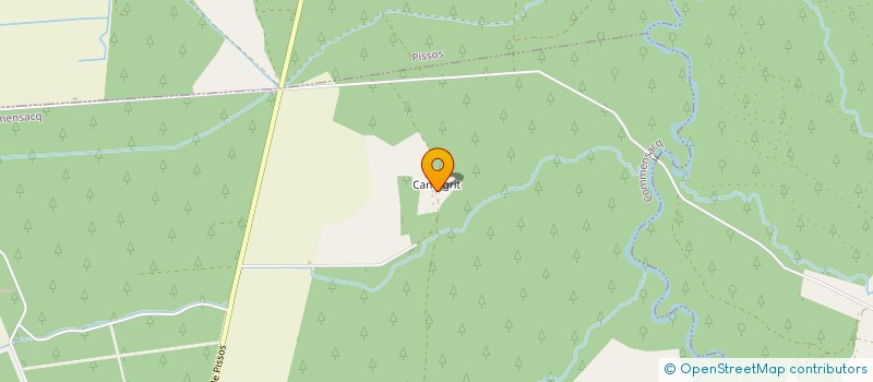 localisation de l'entreprise CANTEGRIT  COMMENSACQ