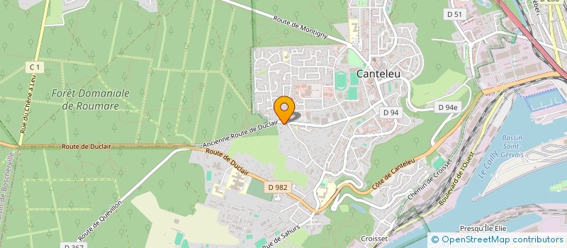 localisation de l'entreprise CANTELEU AUTO CONTROLE  CANTELEU