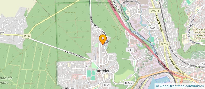 localisation de l'entreprise CANTELEU FORME à CANTELEU
