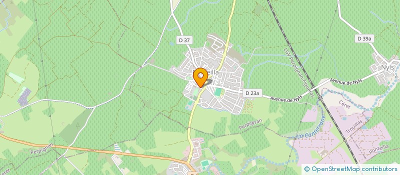 localisation de l'entreprise CANTEM  PONTEILLA