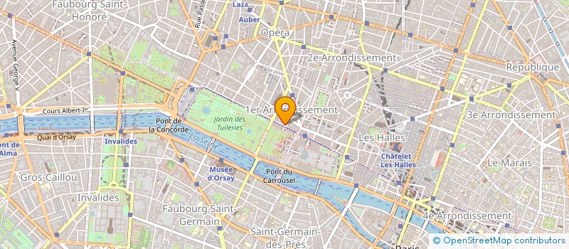 localisation de l'entreprise CANTENAC BROWN 1855  PARIS