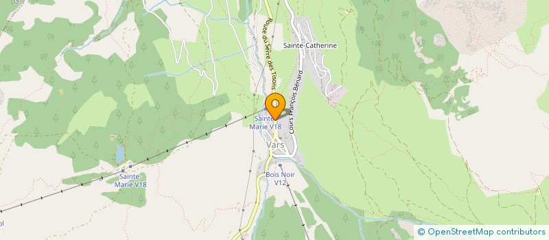 localisation de l'entreprise CANTENEIGE RENTAL  VARS