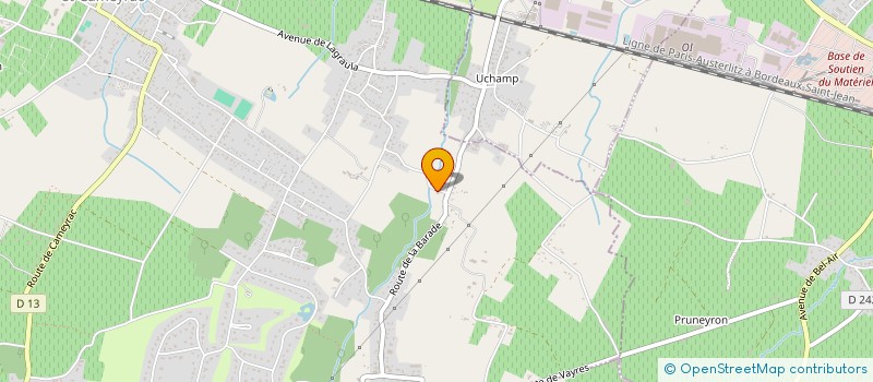 localisation de l'entreprise CANTERANE  SAINT-SULPICE-ET-CAMEYRAC