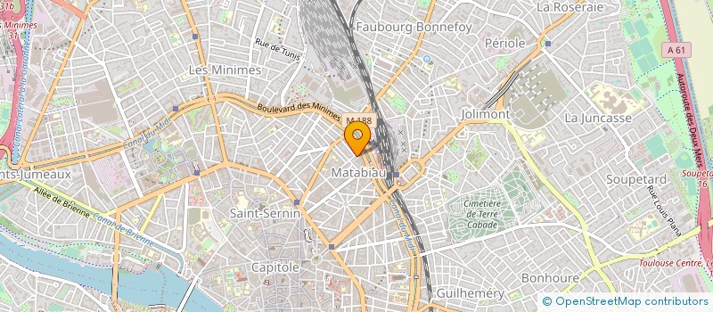 localisation de l'entreprise CANTERBURY FRANCE SARL à TOULOUSE
