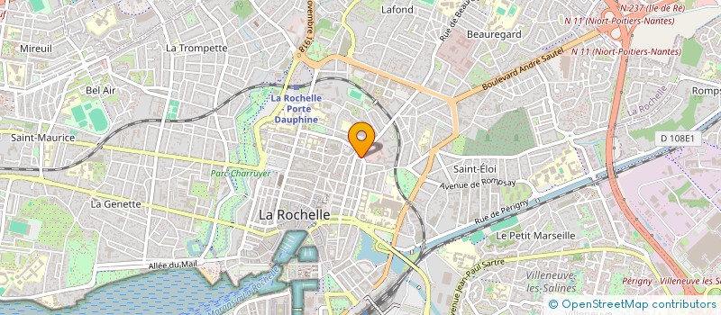 localisation de l'entreprise CANTERO YVETTE  LA ROCHELLE