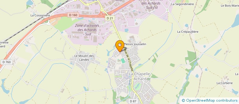 localisation de l'entreprise CANTET THOMAS IMMO  LES ACHARDS